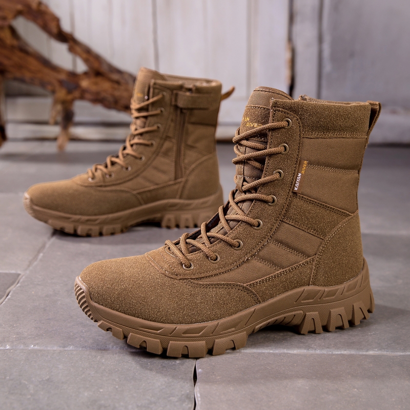 Ethnic Wear - Botas Táticas de Combate Masculinas com