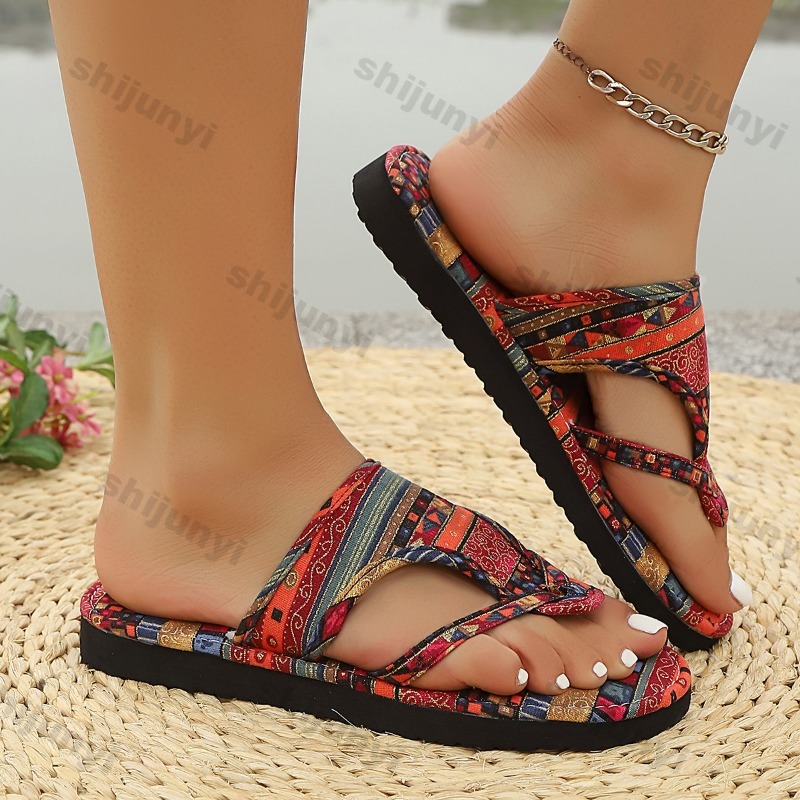 Sandálias femininas de tamanho - Ethnic Modern Fashion avaliação e preço