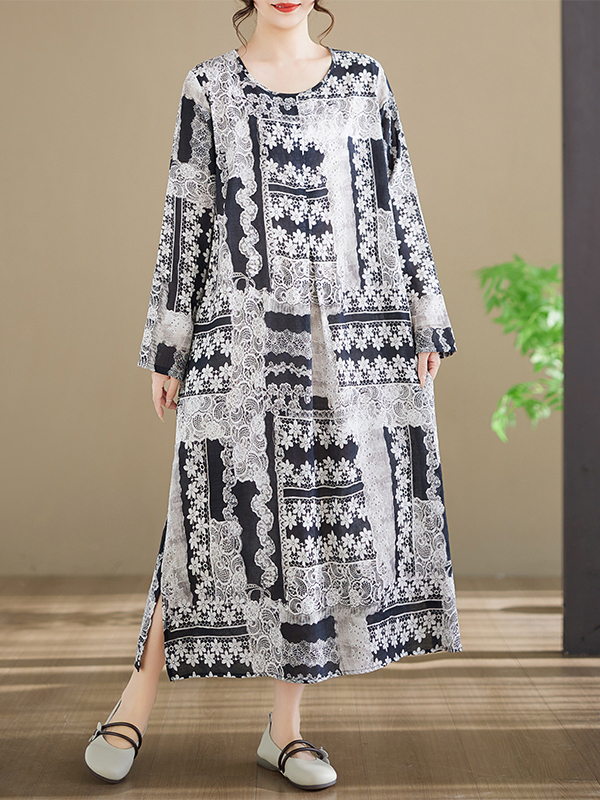 Vestido de Algodão Estampado d - Ethnic Fashion Walk avaliação e preço