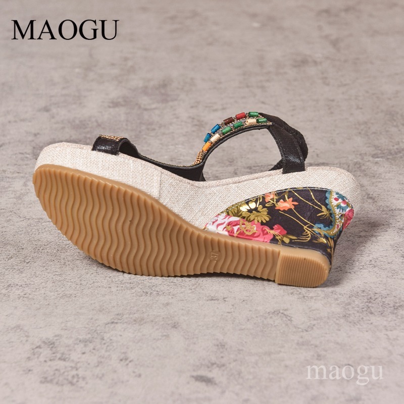 Sandálias Anabela Boho com Miç - Ethnic Modern Fashion avaliação e preço