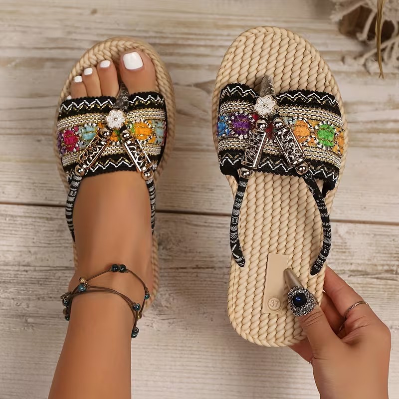 Mulheres chinelos ao ar livre  - Ethnic Modern Fashion avaliação e preço