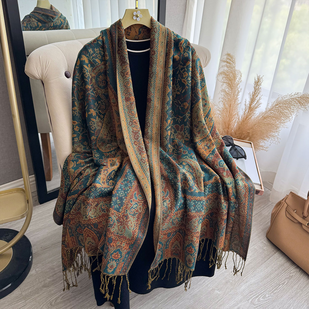 2025 borla cobertor design est - New Ethnic Fashion avaliação e preço
