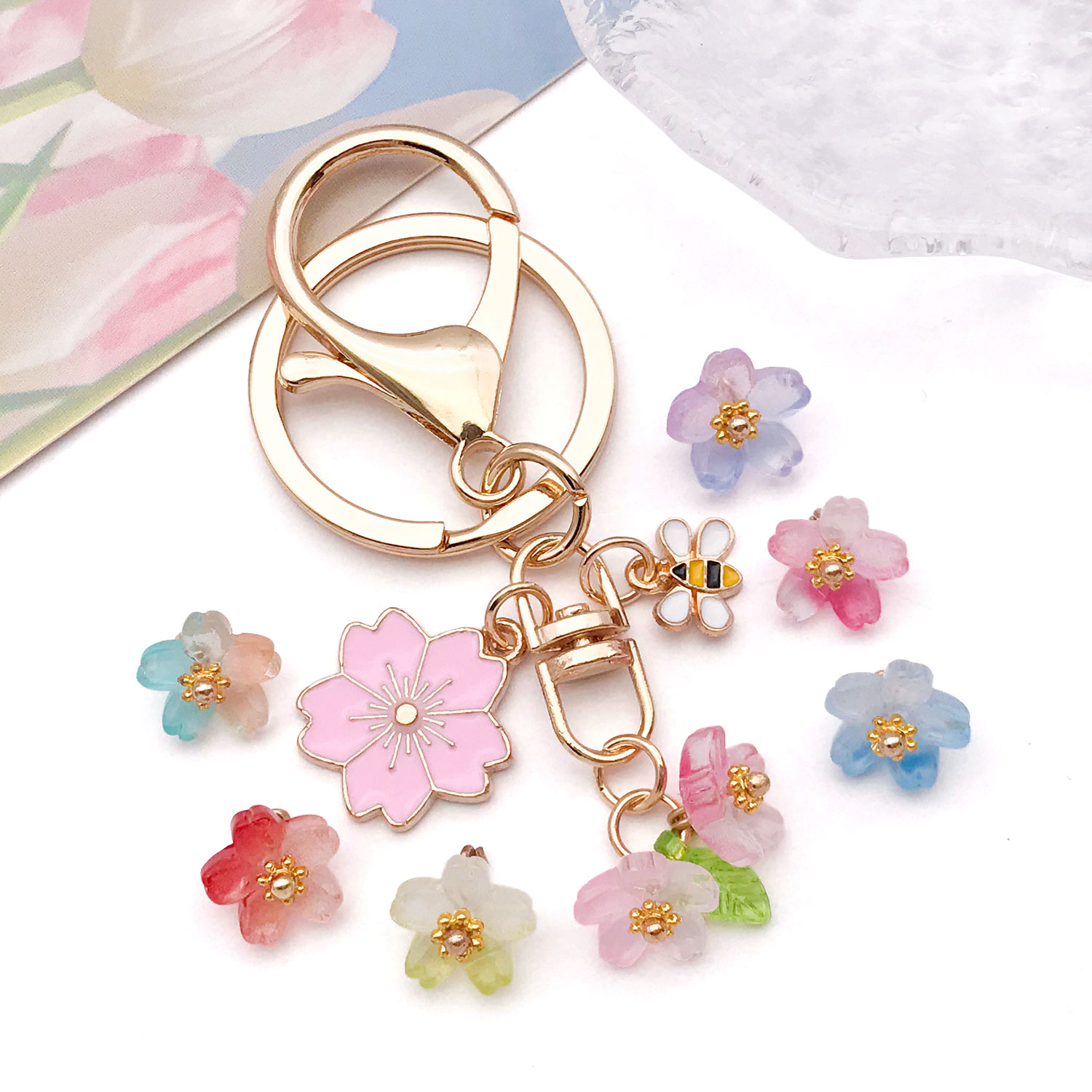 10/20 peças pingentes de flor  - Ethnic Modern Fashion avaliação e preço