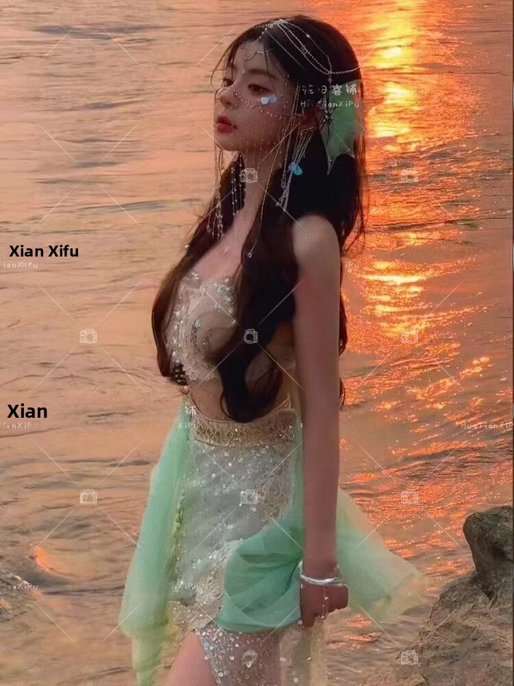 Fantasia de Sereia Princesa 20 - Ethnic Fashion Definition avaliação e preço
