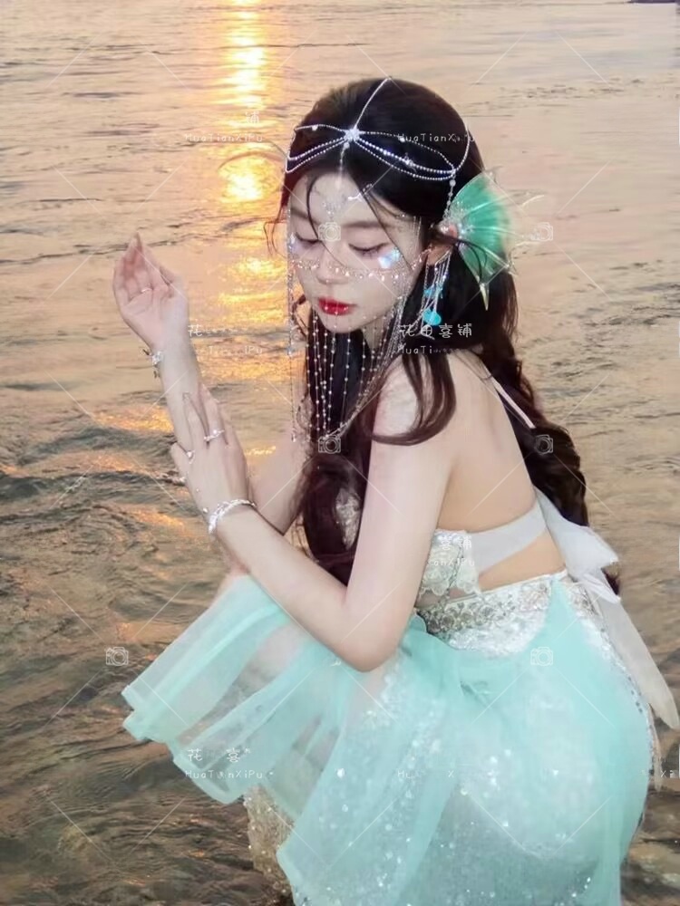 Fantasia de Sereia Princesa 20 - Ethnic Fashion Definition avaliação e preço