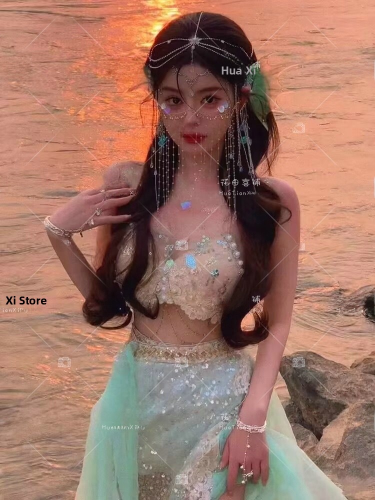 Fantasia de Sereia Princesa 20 - Ethnic Fashion Definition avaliação e preço